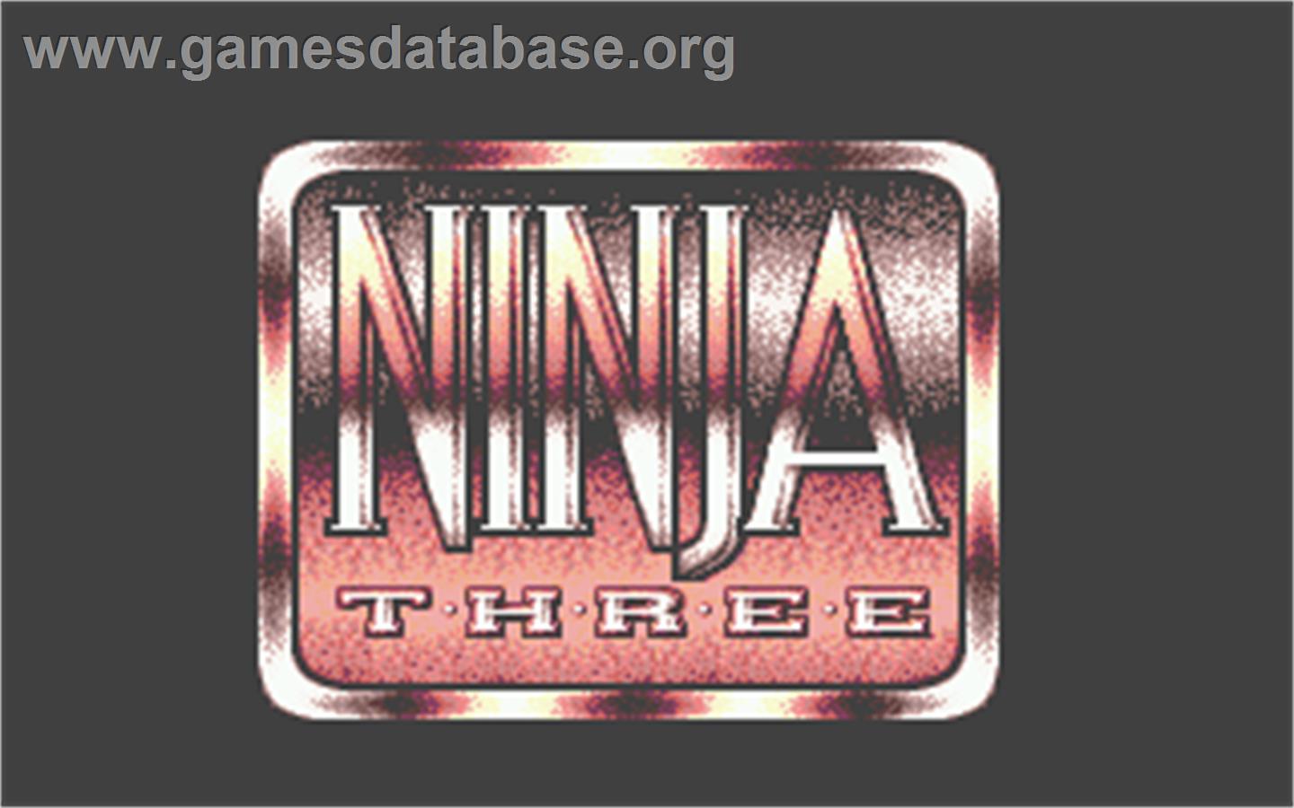 Last Ninja 3 - Atari ST - Artwork - Title Screen