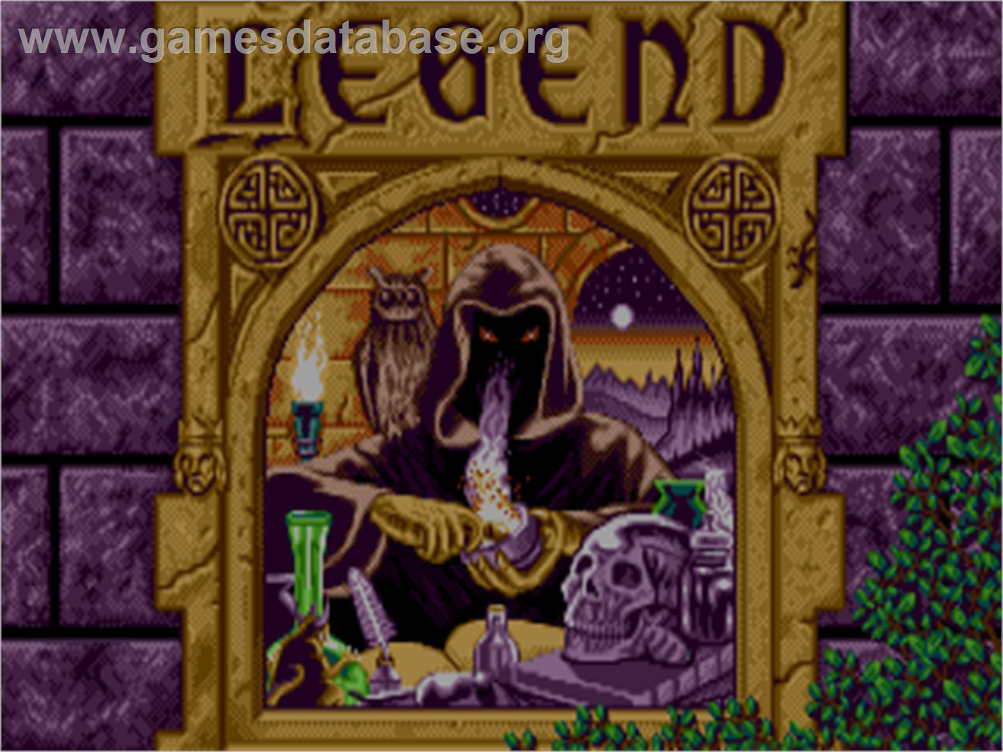 Legend - Atari ST - Artwork - Title Screen