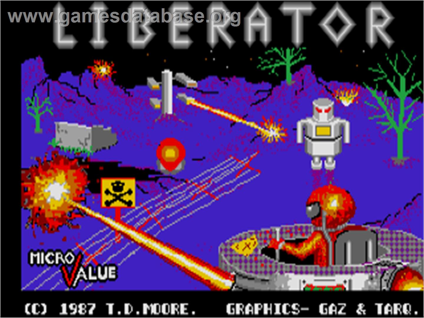 Liberator - Atari ST - Artwork - Title Screen