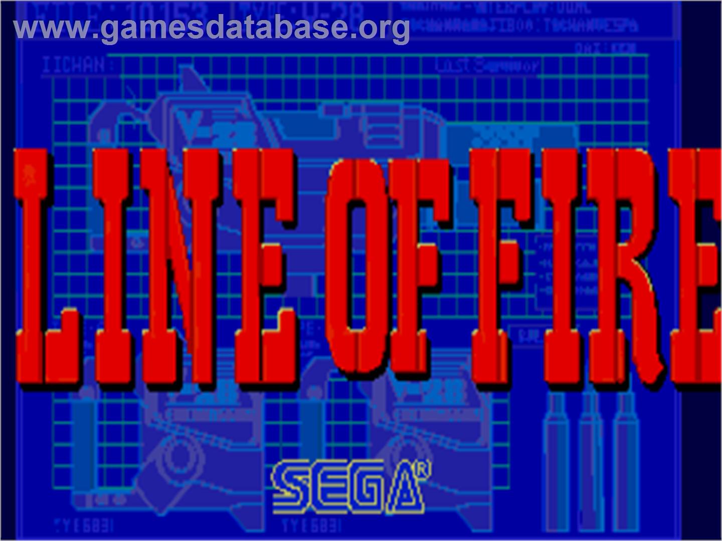 Line Of Fire - Atari ST - Artwork - Title Screen