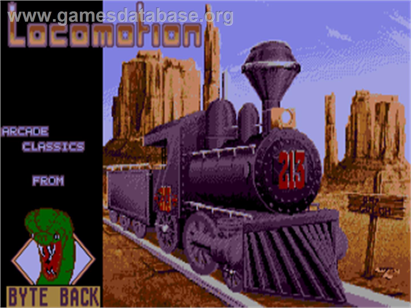 Locomotion (Byte Back) - Atari ST - Artwork - Title Screen