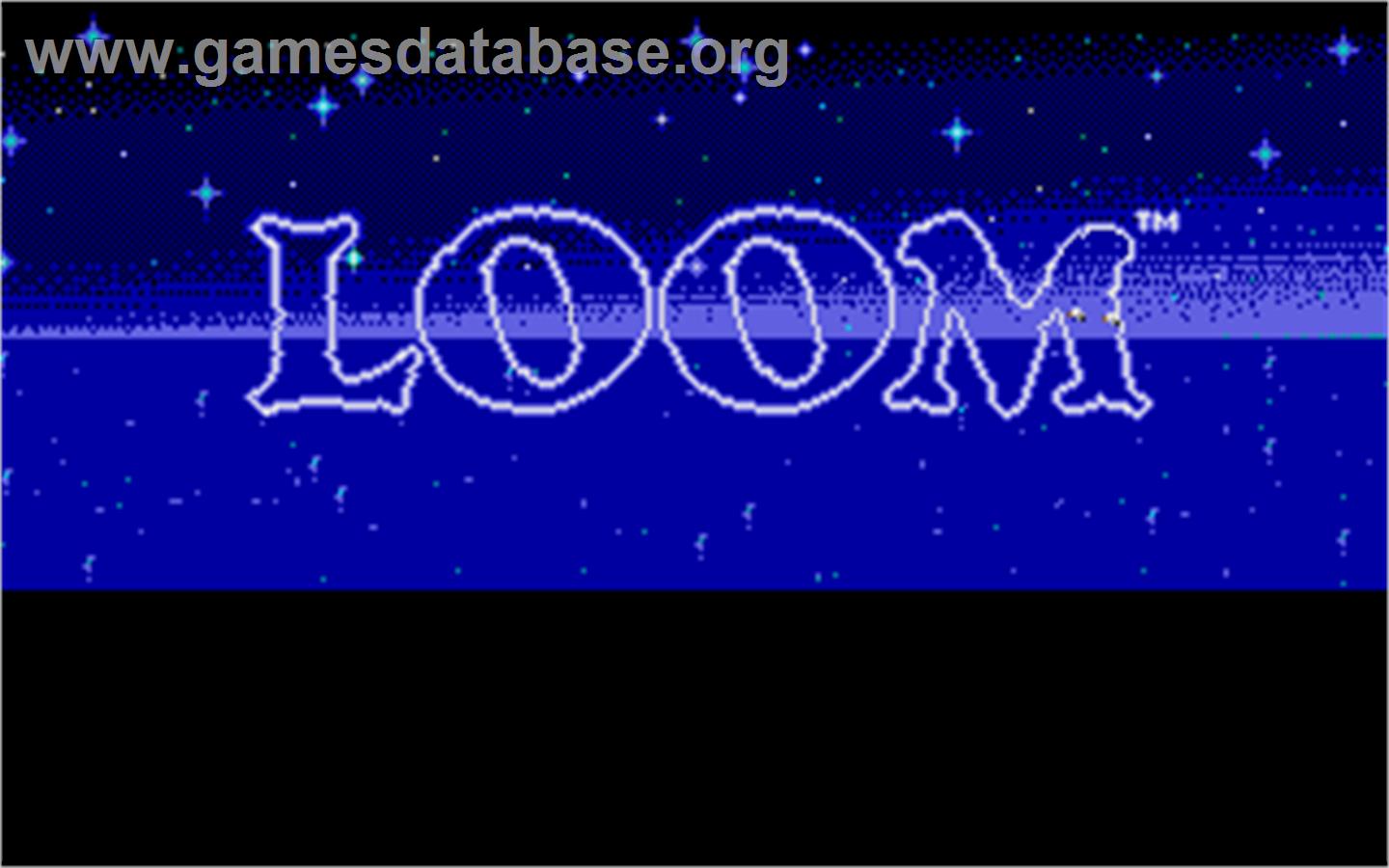 Loom - Atari ST - Artwork - Title Screen