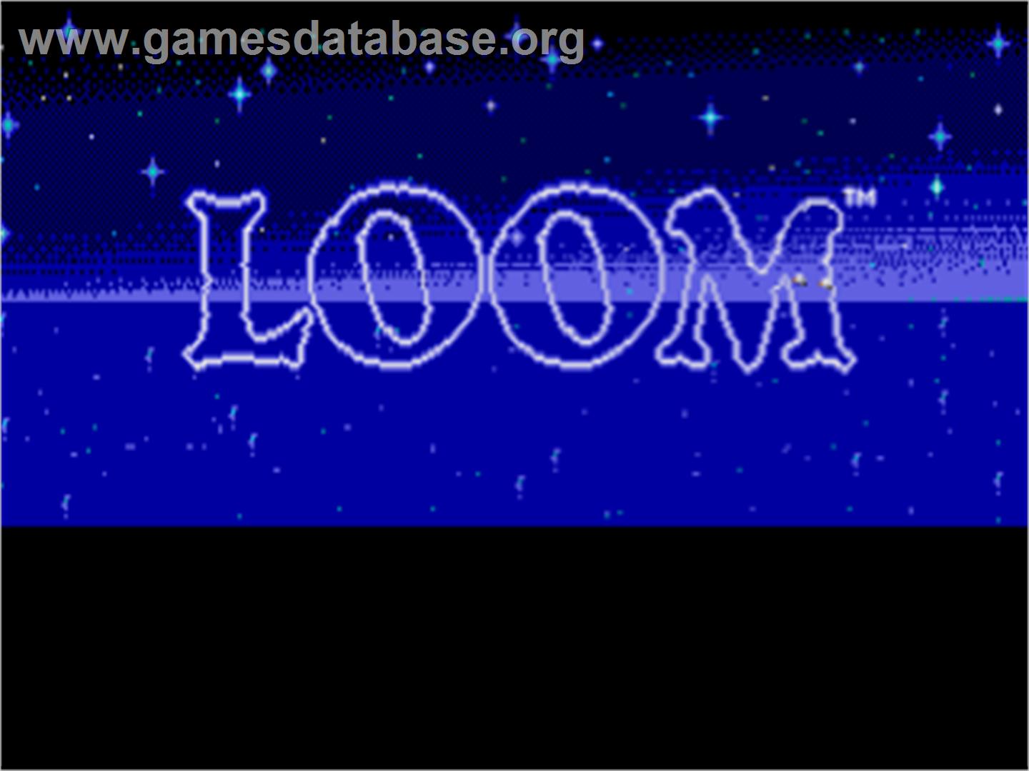 Loom - Atari ST - Artwork - Title Screen