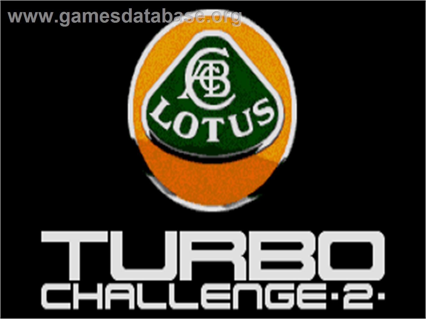 Lotus Turbo Challenge 2 - Atari ST - Artwork - Title Screen