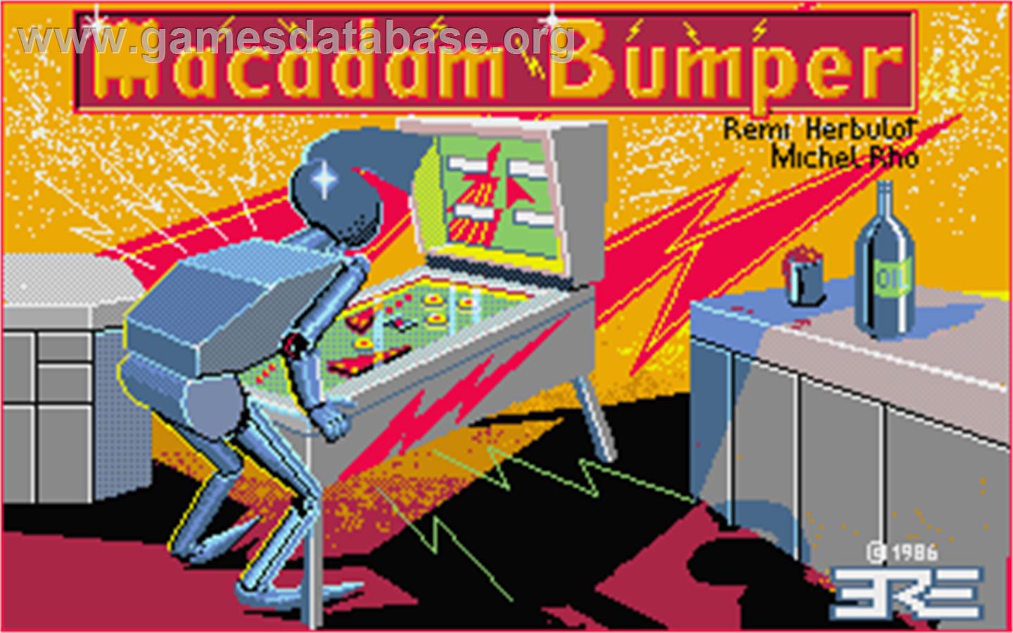 Macadam Bumper - Atari ST - Artwork - Title Screen