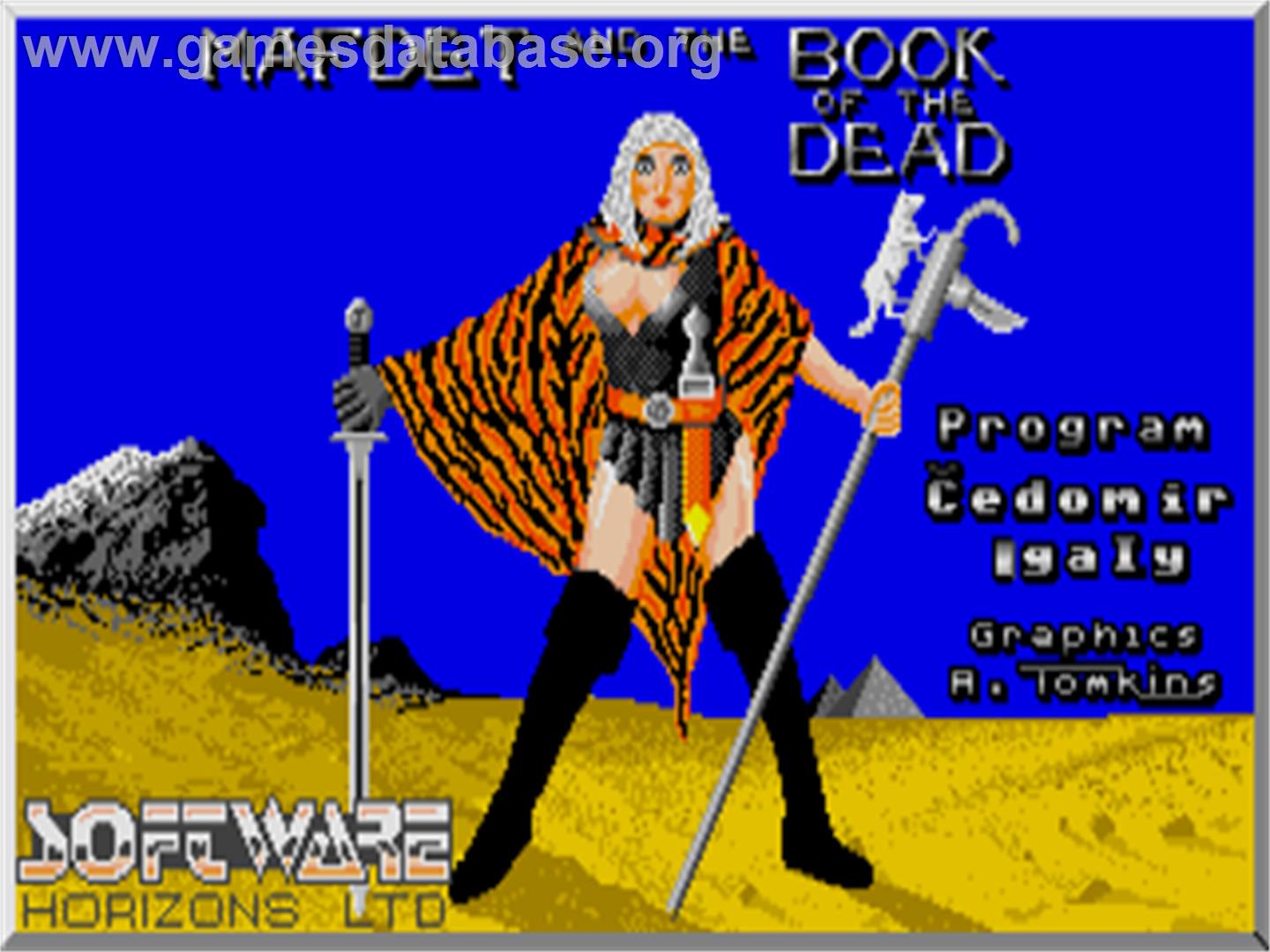 Mafdet And The Book Of The Dead - Atari ST - Artwork - Title Screen