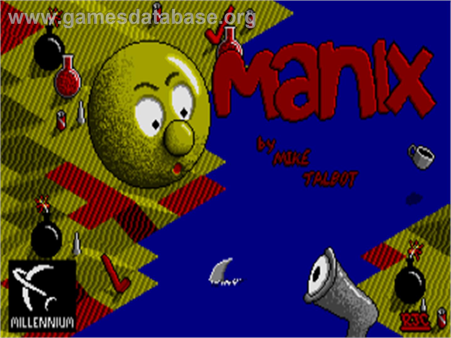 Manix - Atari ST - Artwork - Title Screen