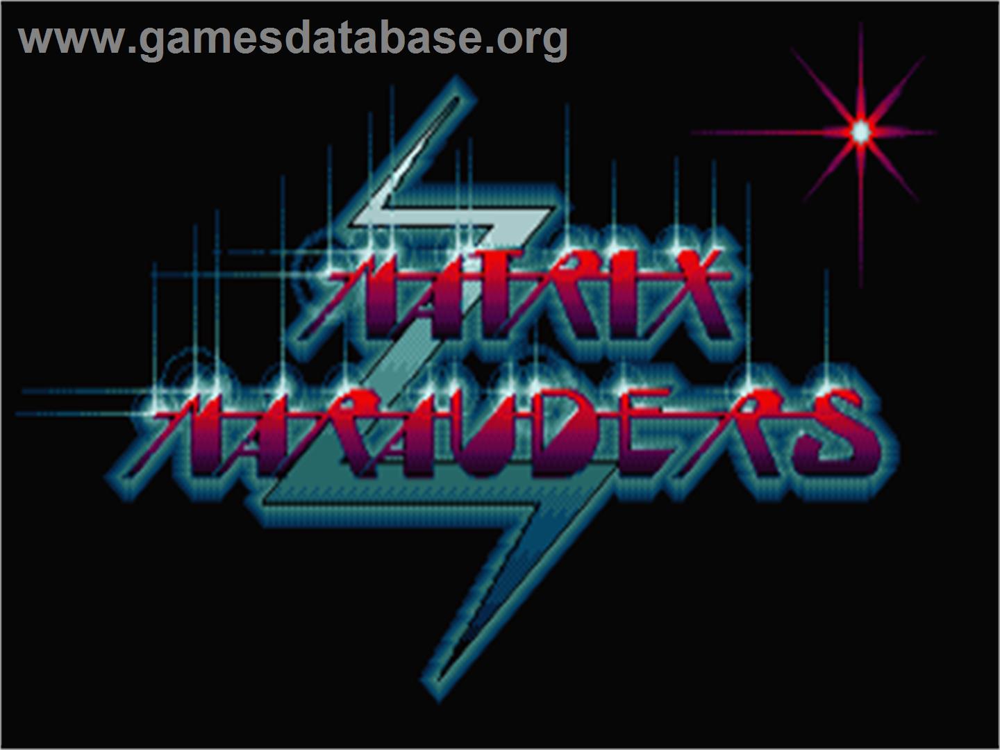 Matrix Marauders - Atari ST - Artwork - Title Screen