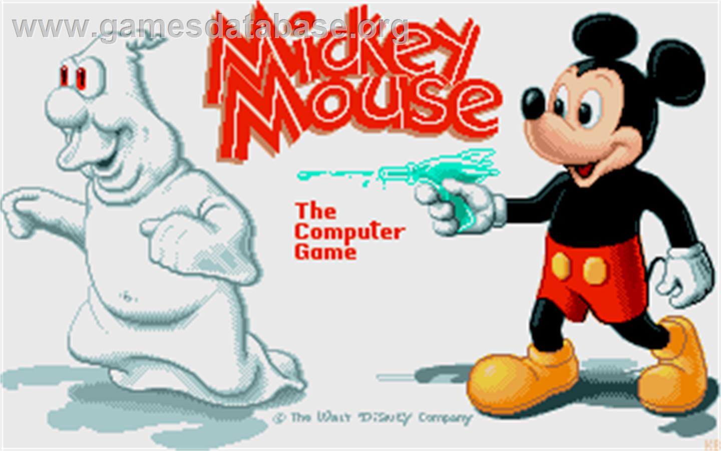 Mickey Mouse: The Computer Game - Atari ST - Artwork - Title Screen