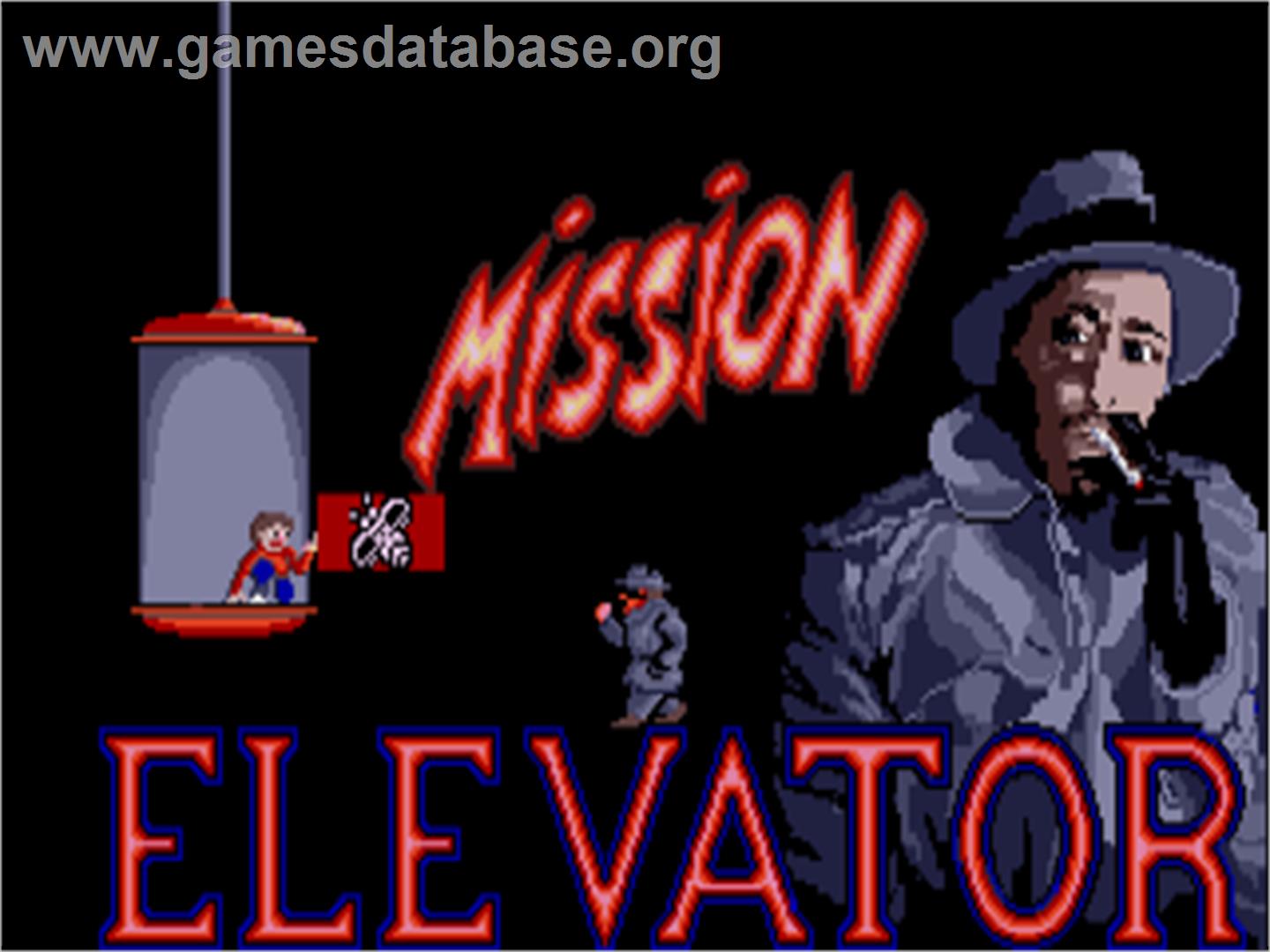 Mission Elevator - Atari ST - Artwork - Title Screen