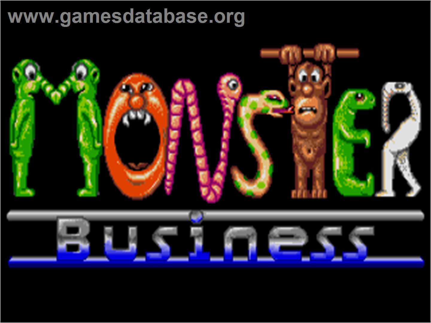 Monster Business - Atari ST - Artwork - Title Screen