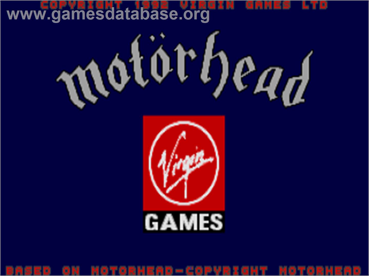 Motörhead - Atari ST - Artwork - Title Screen