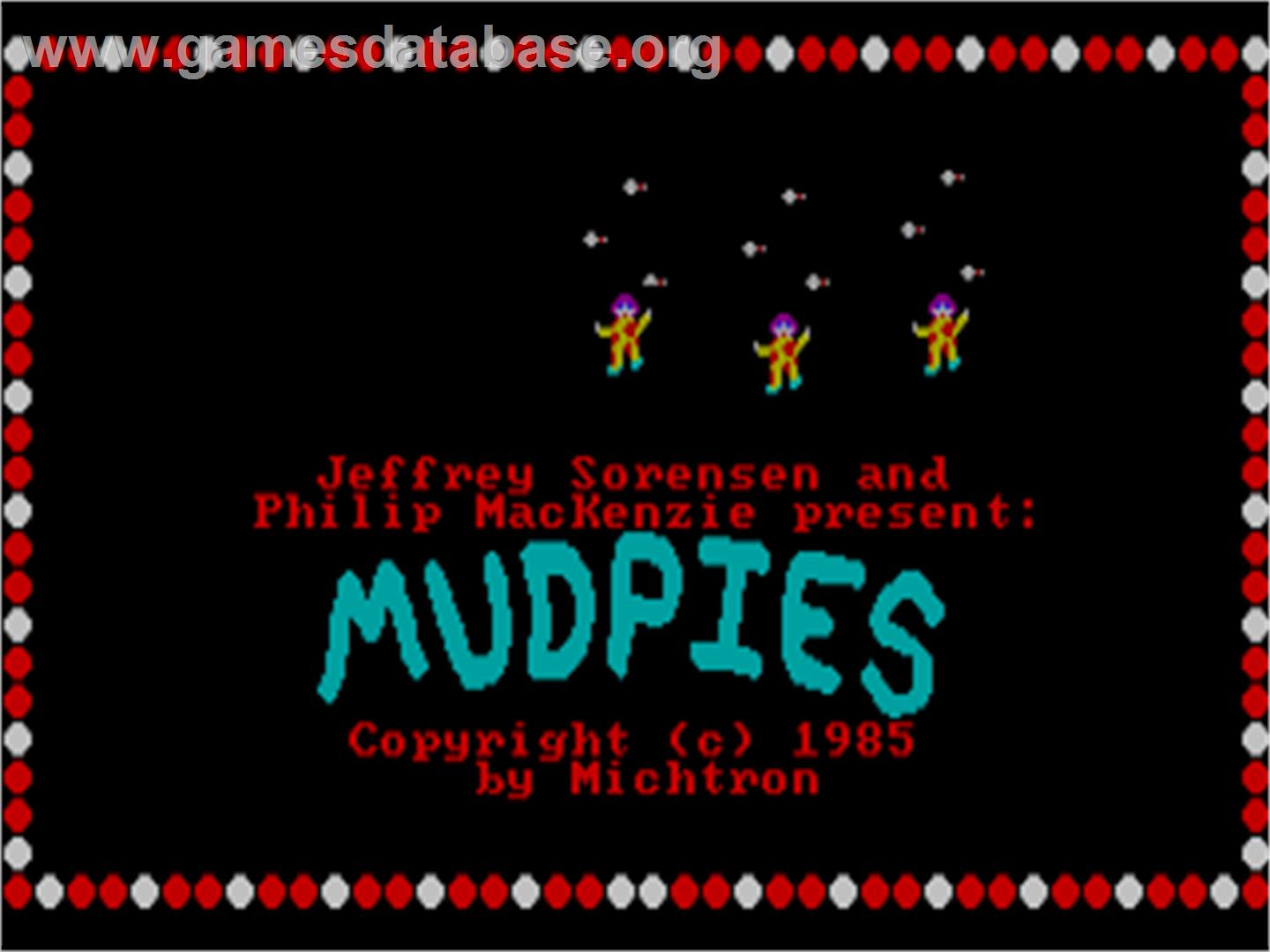 Mudpies - Atari ST - Artwork - Title Screen