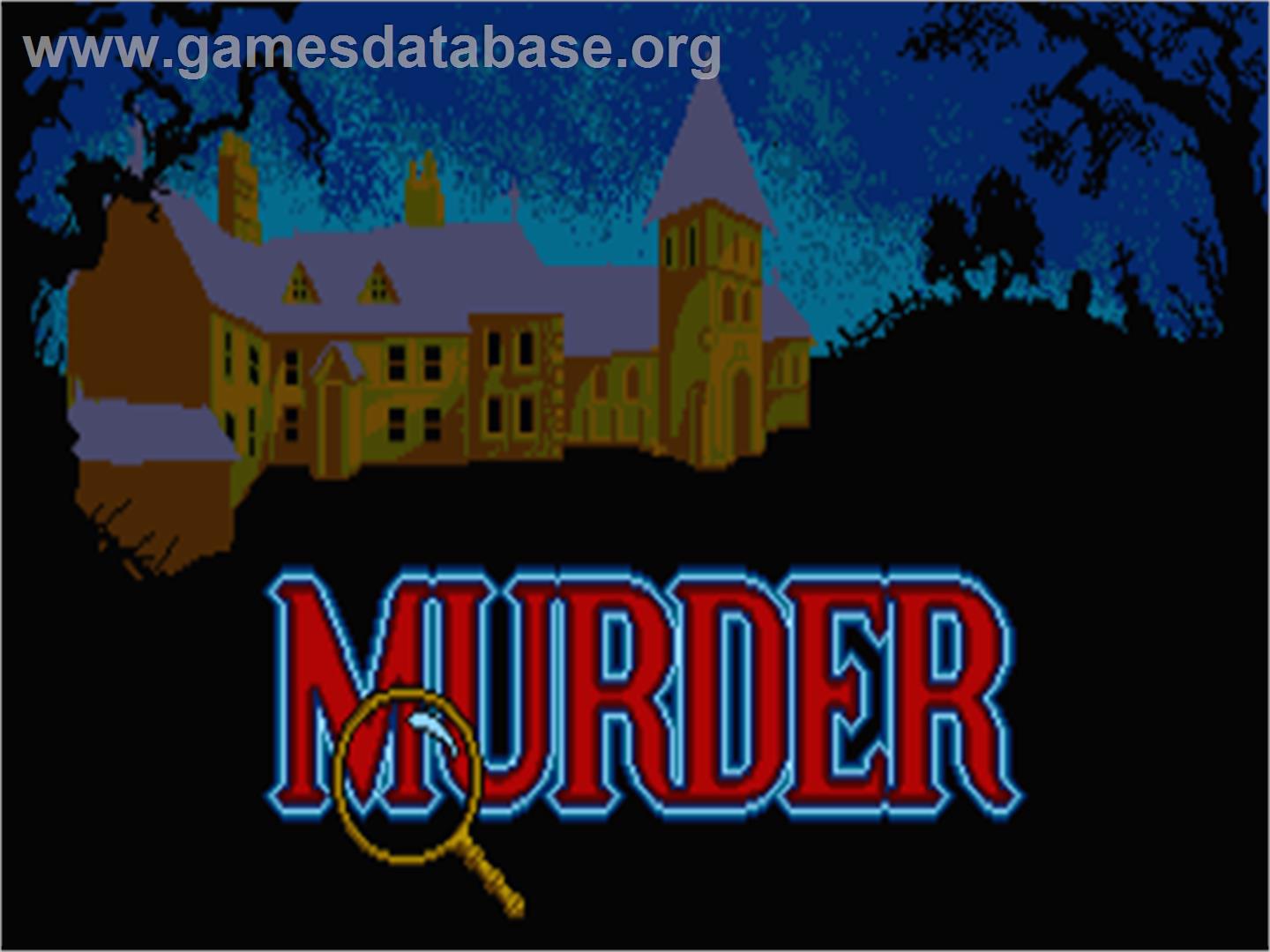 Murder! - Atari ST - Artwork - Title Screen