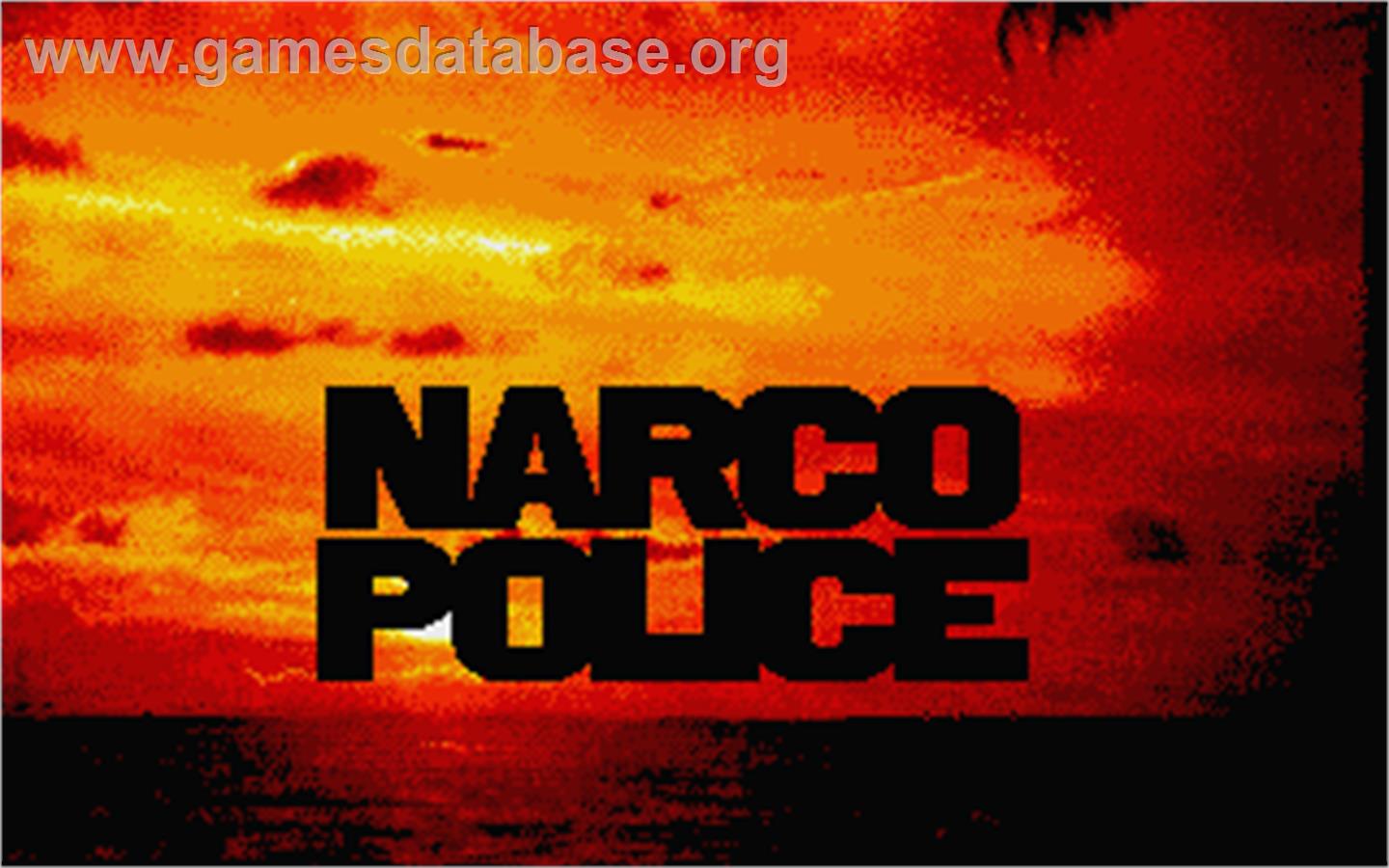 Narco Police - Atari ST - Artwork - Title Screen