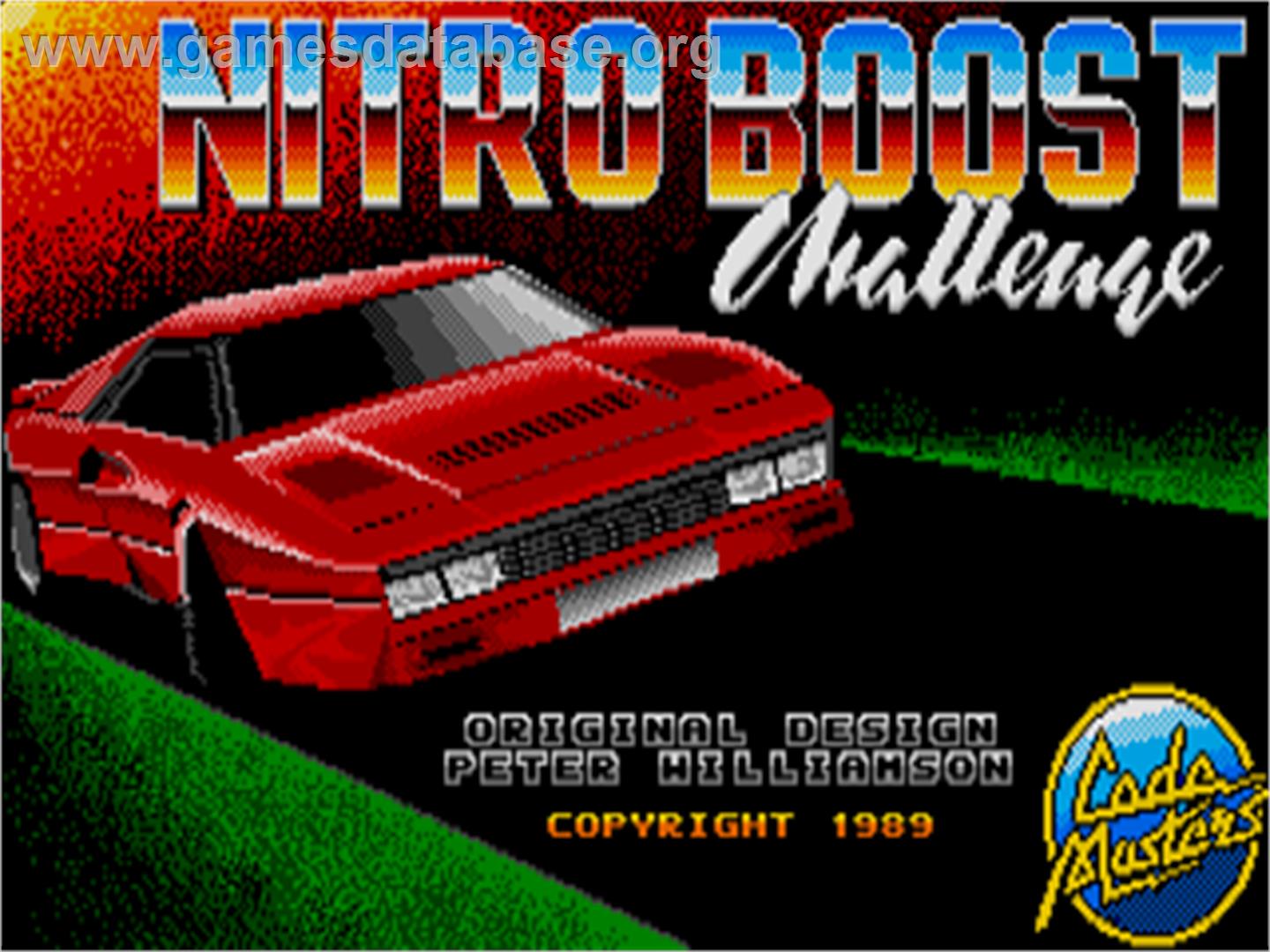 Nitro Boost Challenge - Atari ST - Artwork - Title Screen