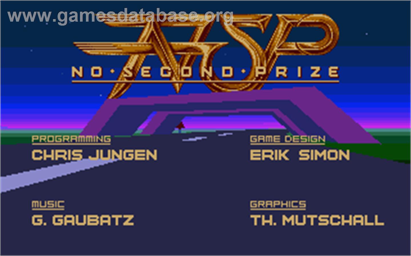 No Second Prize - Atari ST - Artwork - Title Screen