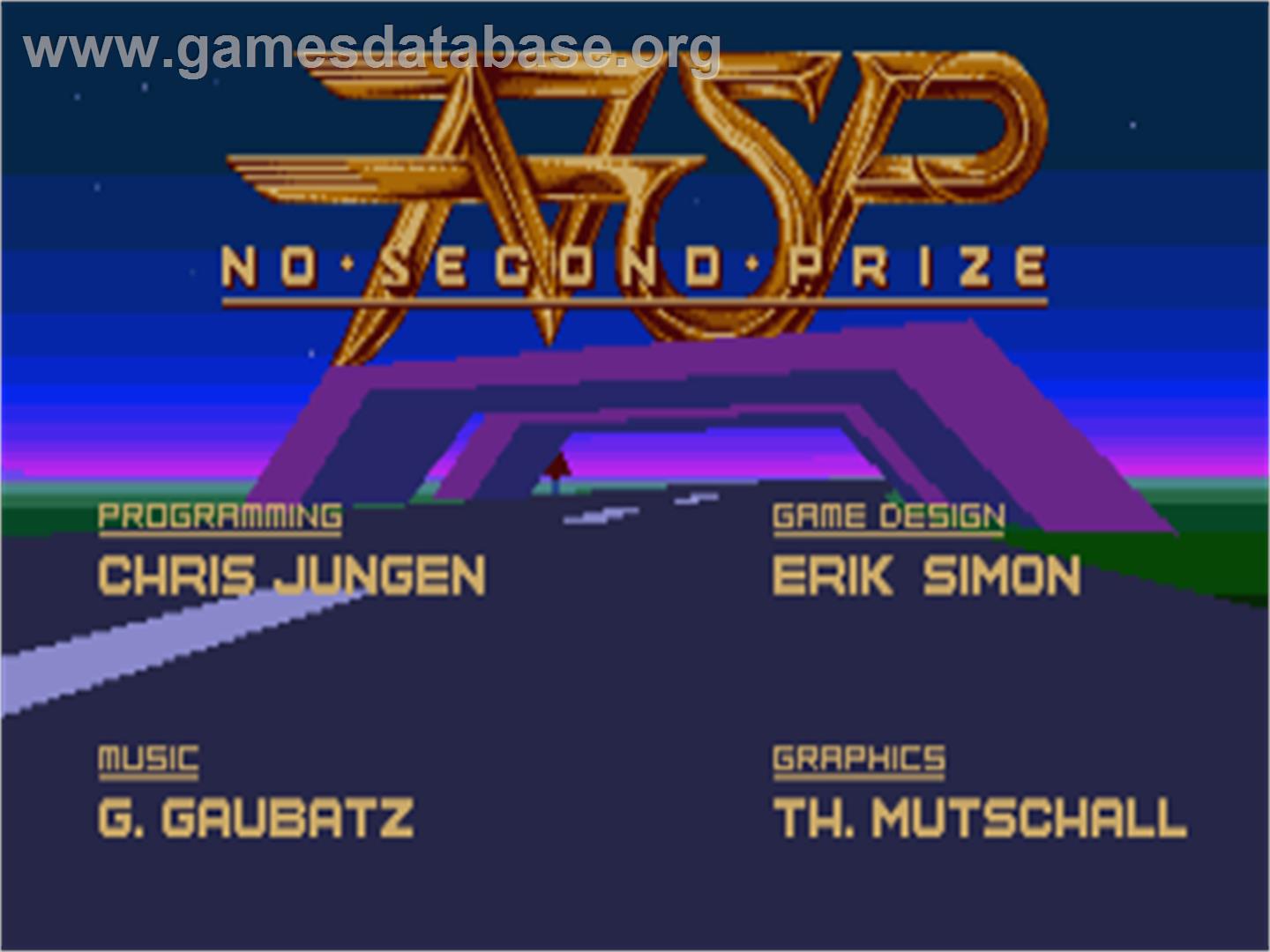 No Second Prize - Atari ST - Artwork - Title Screen