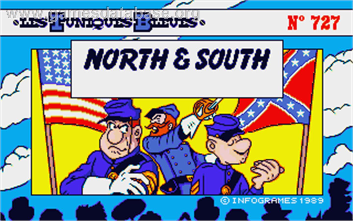 North & South - Atari ST - Artwork - Title Screen