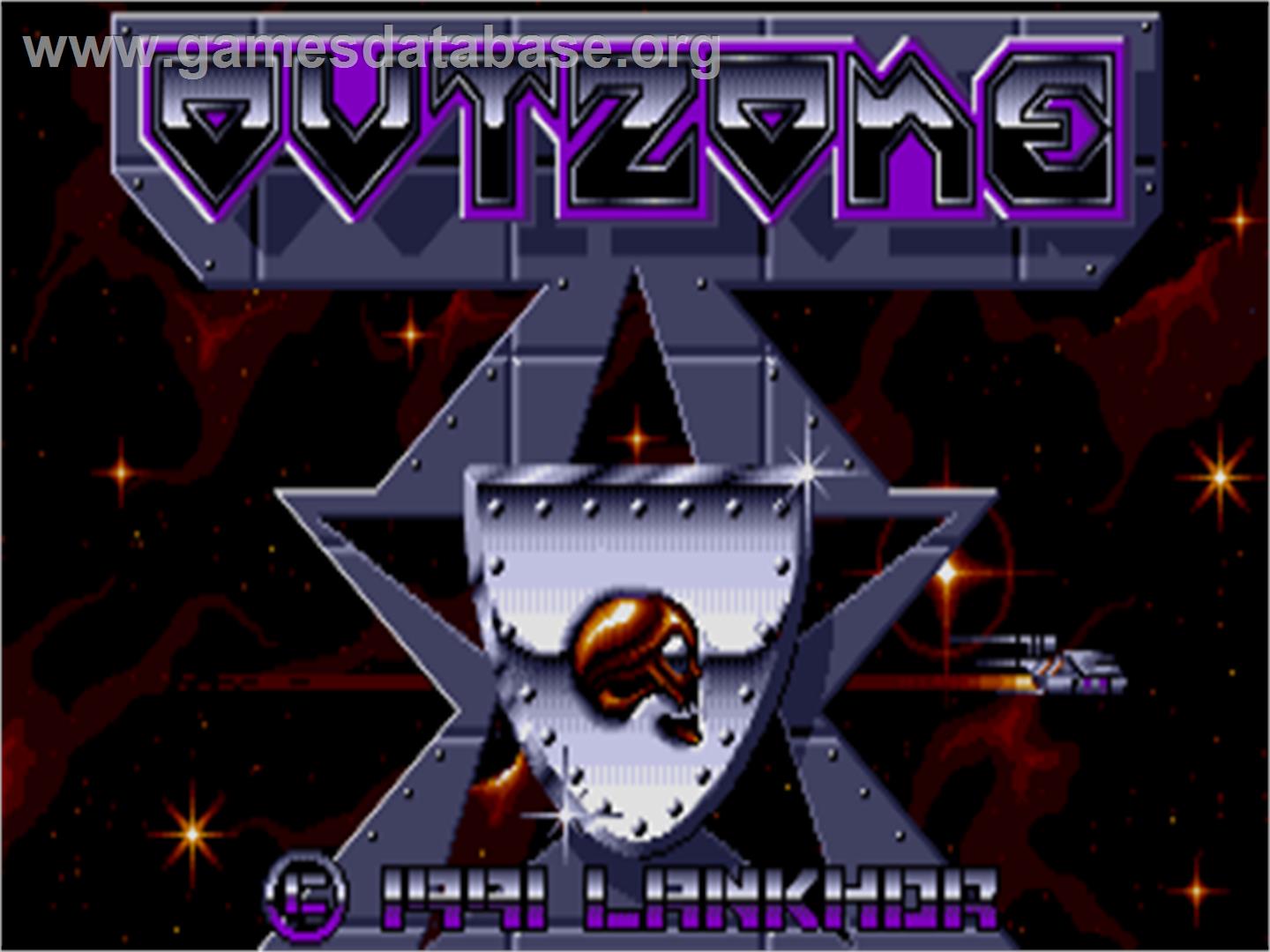 Outzone - Atari ST - Artwork - Title Screen