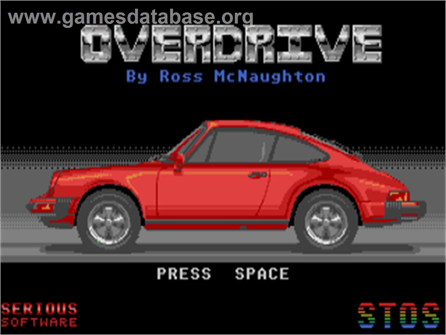 Overdrive - Atari ST - Artwork - Title Screen