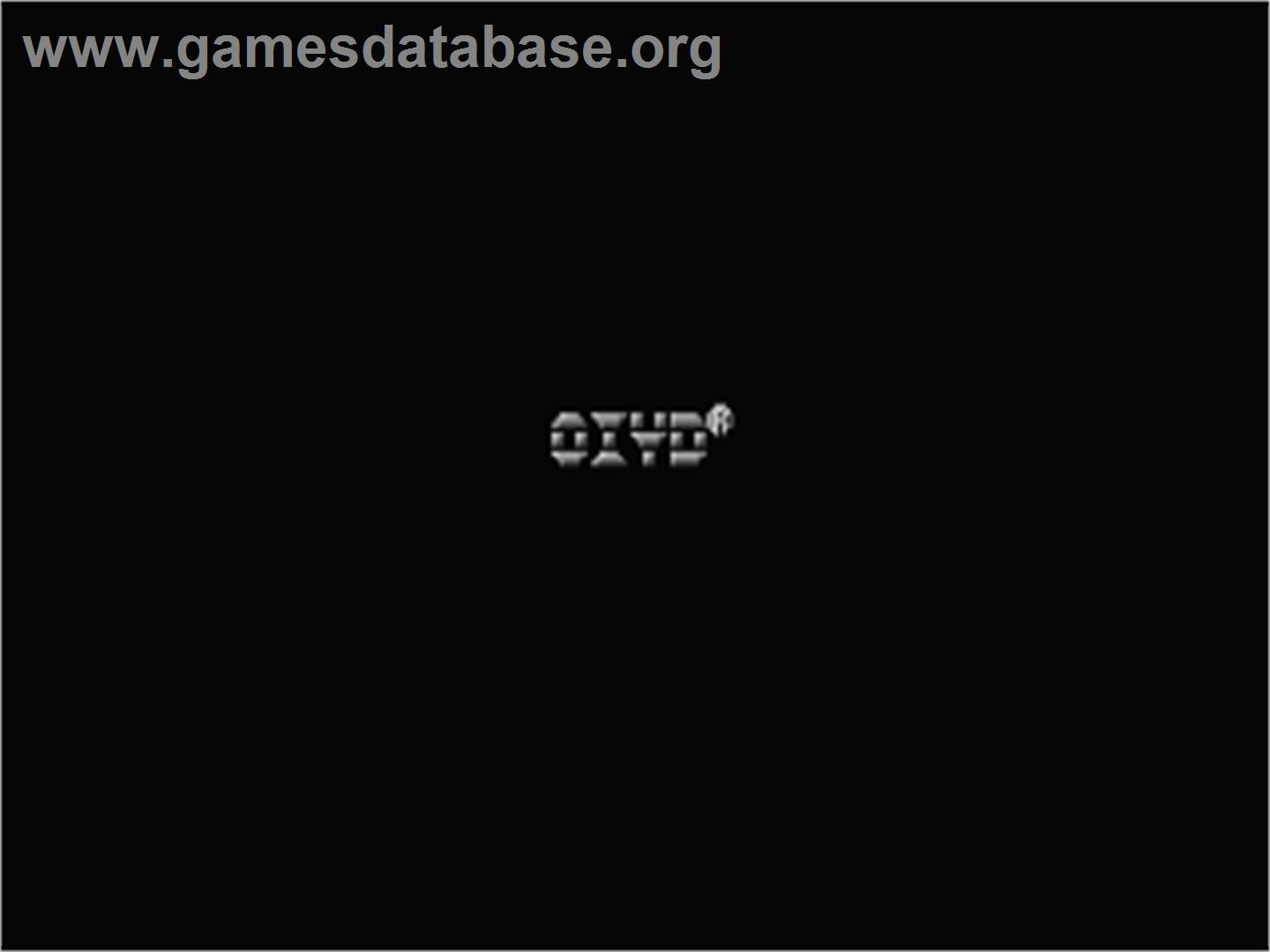 Oxyd - Atari ST - Artwork - Title Screen
