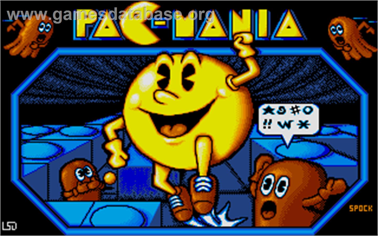 Pac-Mania - Atari ST - Artwork - Title Screen