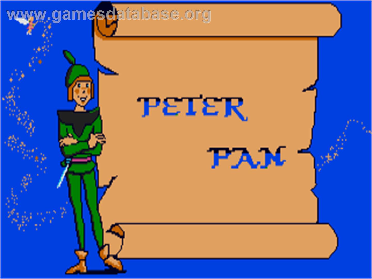 Peter Pan - Atari ST - Artwork - Title Screen