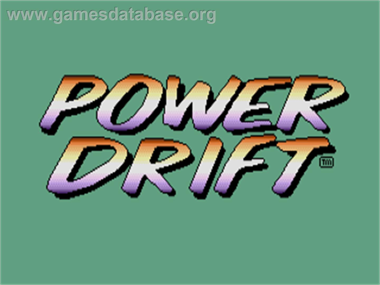Power Drift - Atari ST - Artwork - Title Screen