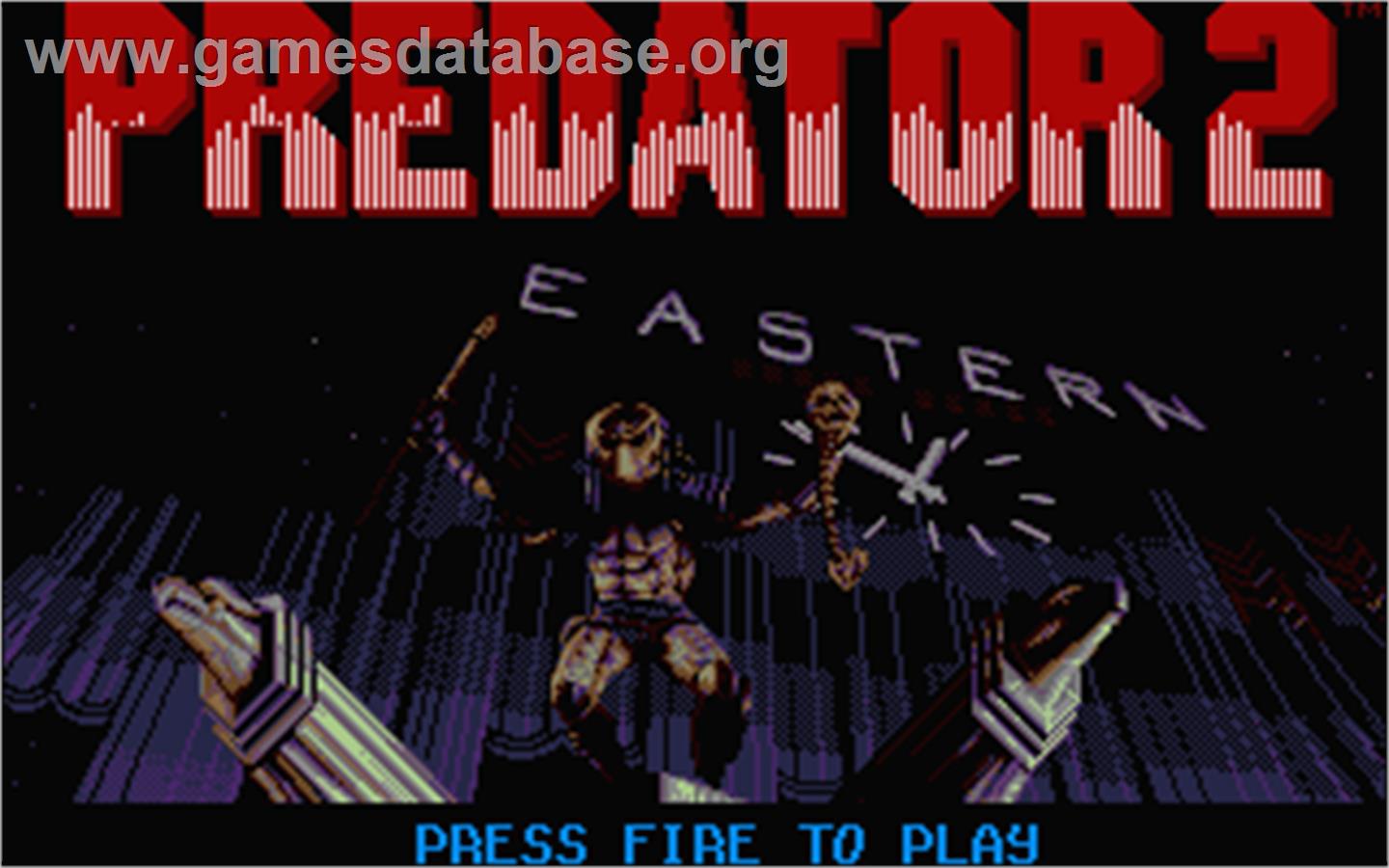 Predator 2 - Atari ST - Artwork - Title Screen