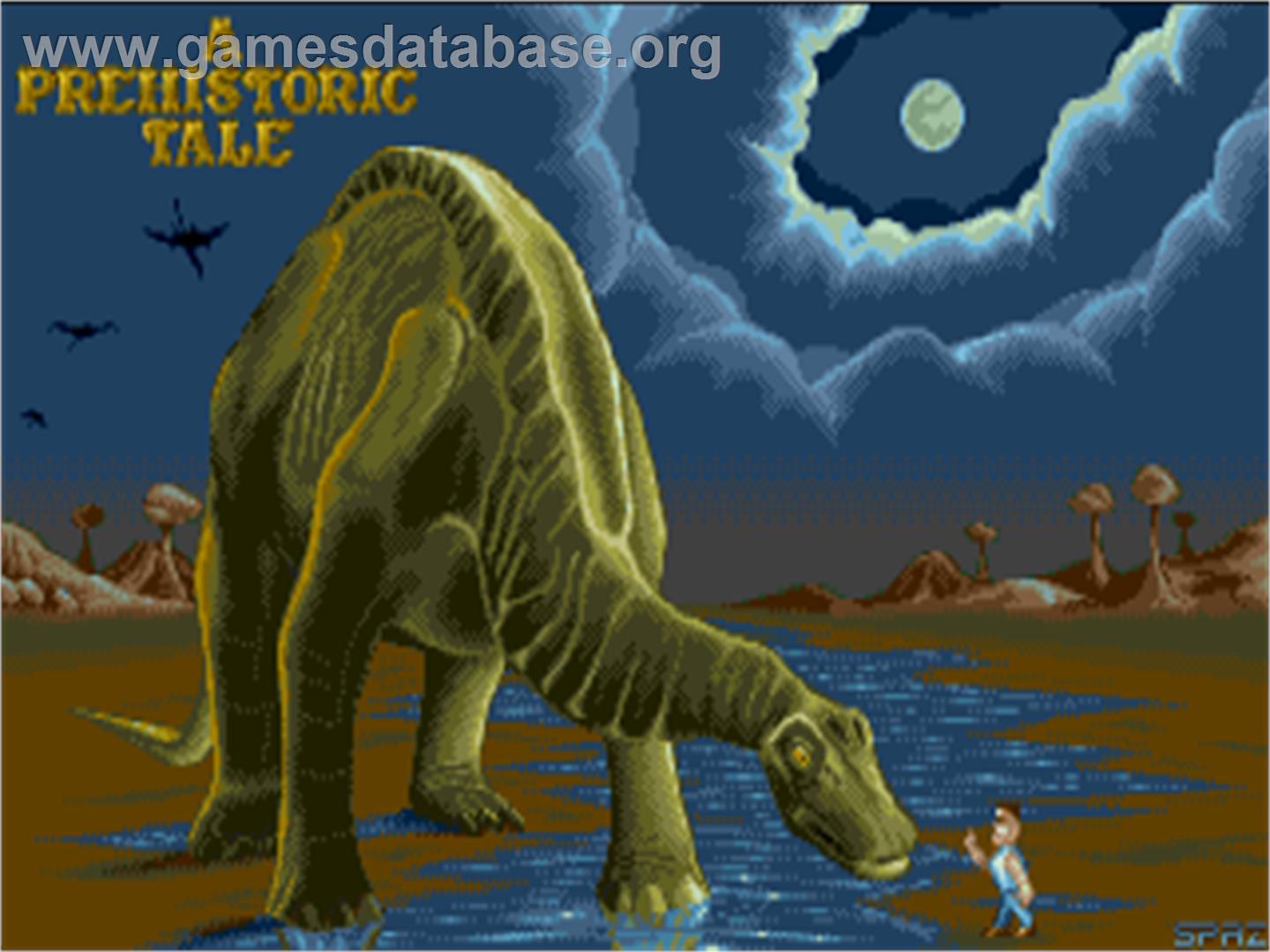 Prehistoric Tale, A - Atari ST - Artwork - Title Screen
