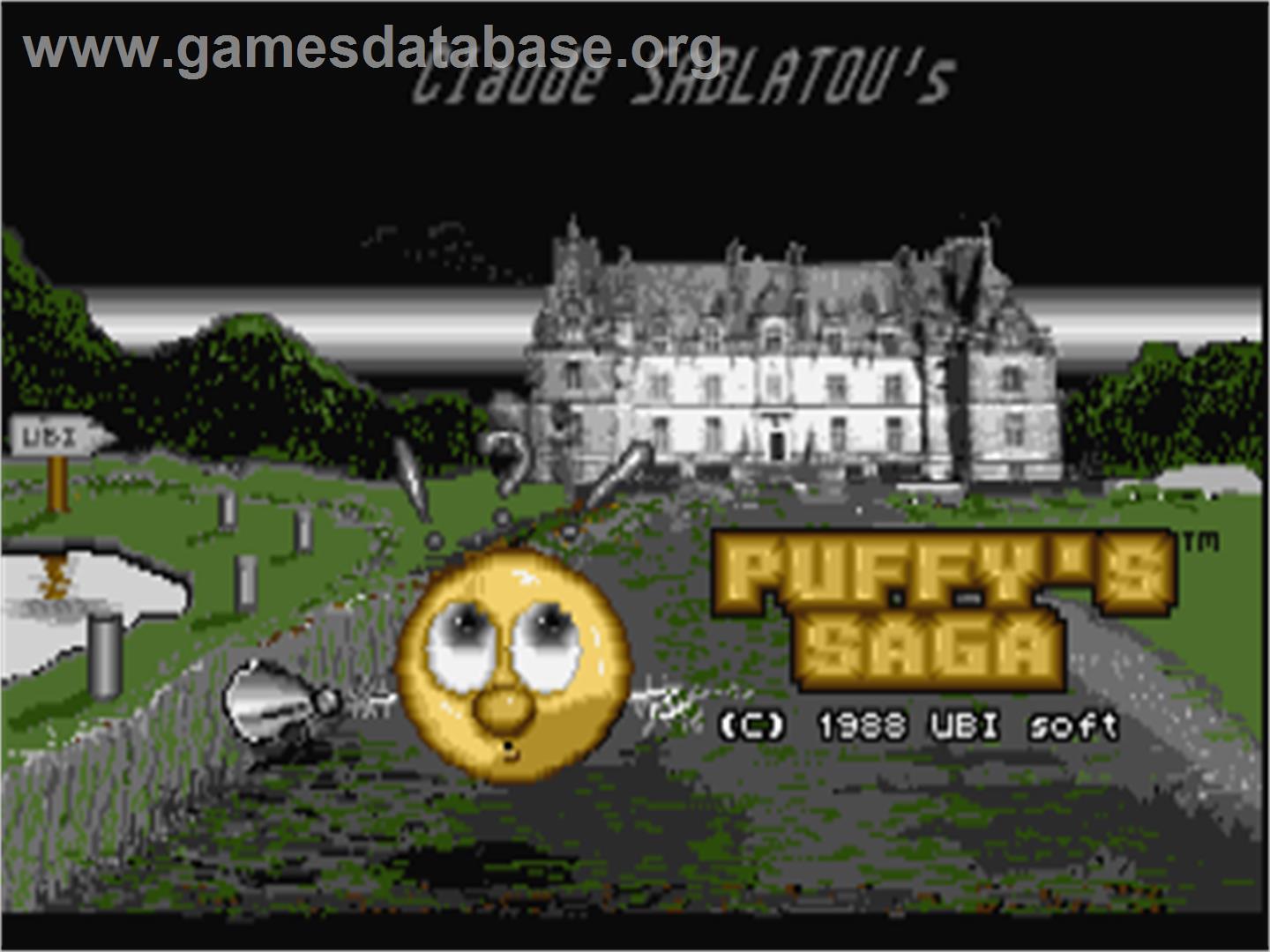 Puffy's Saga - Atari ST - Artwork - Title Screen