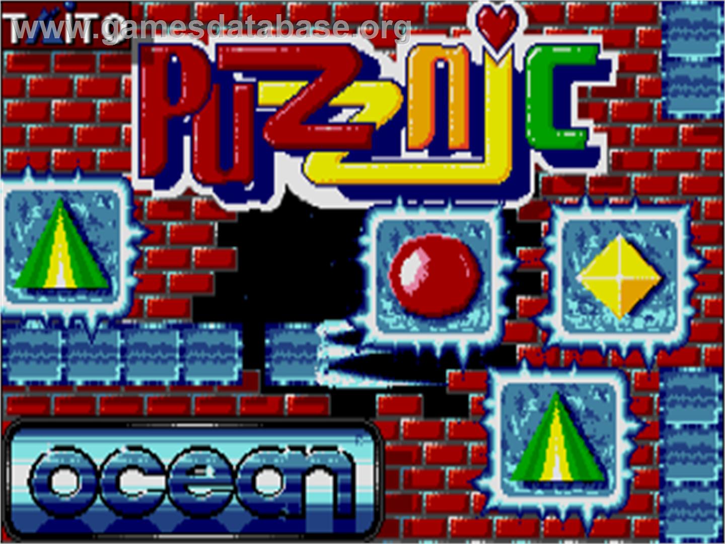 Puzznic - Atari ST - Artwork - Title Screen