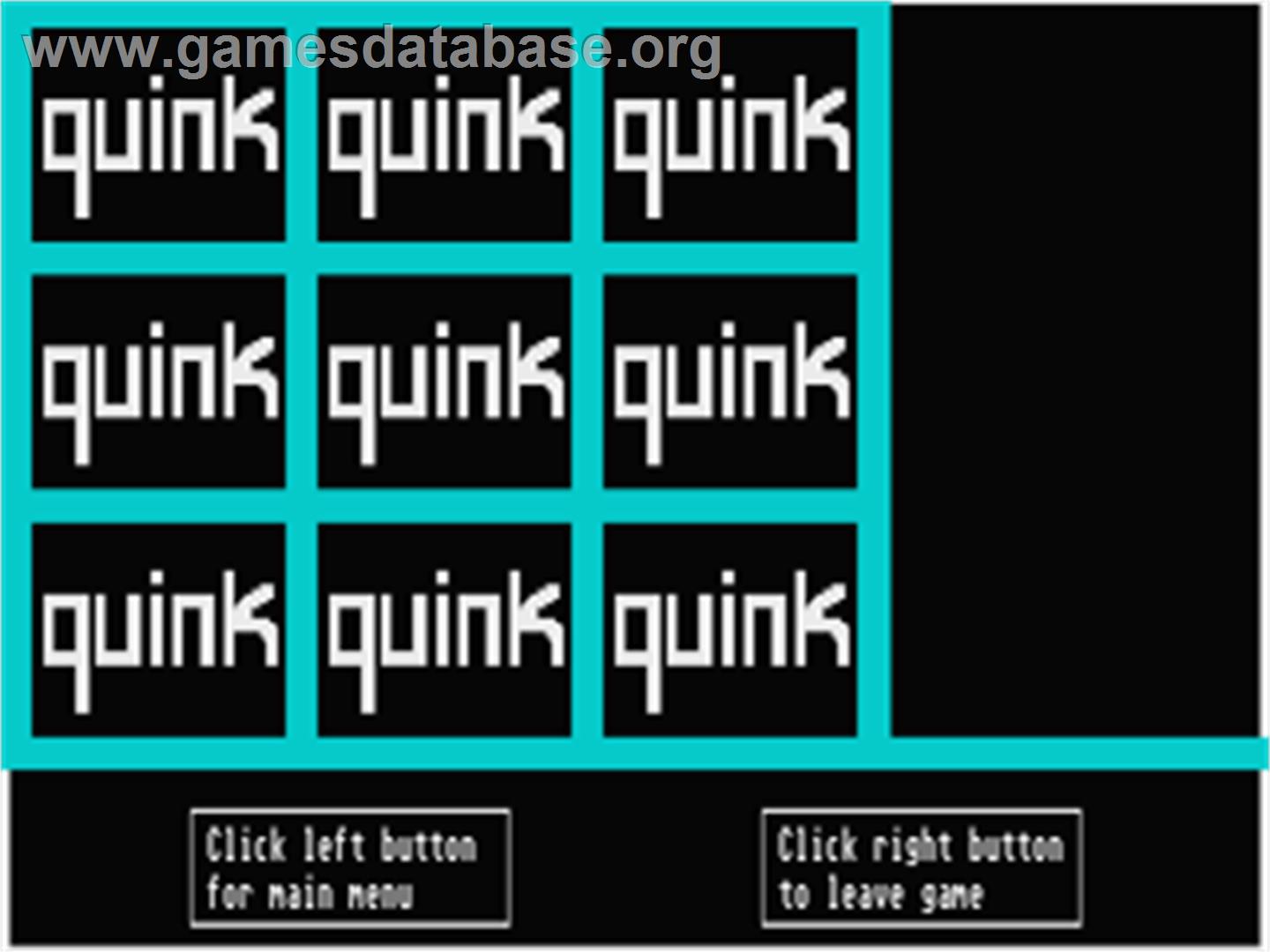 Quink - Atari ST - Artwork - Title Screen