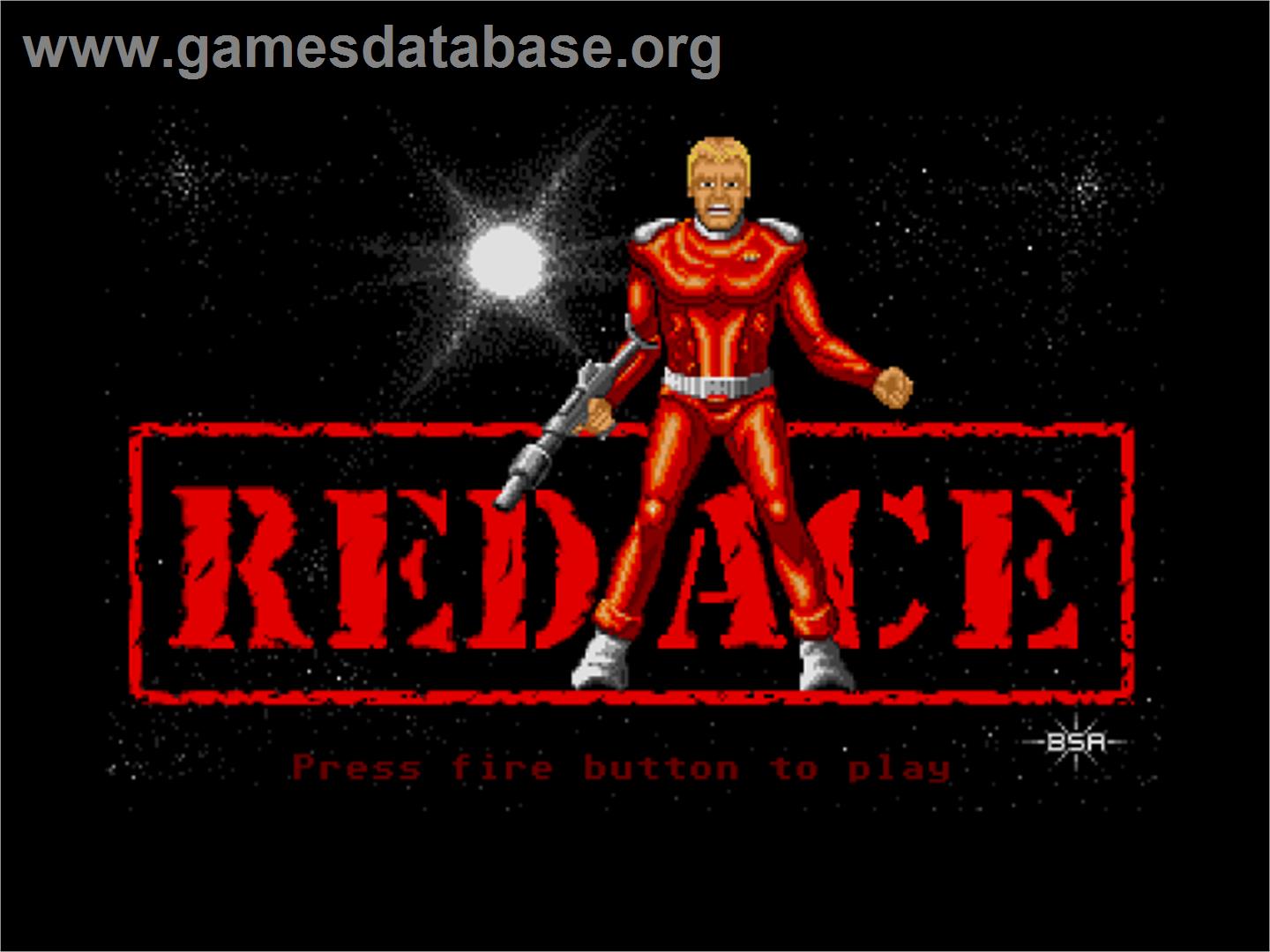 Red Ace - Atari ST - Artwork - Title Screen