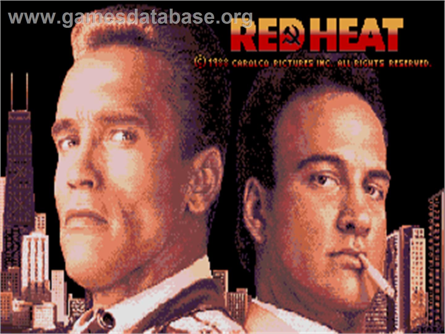Red Heat - Atari ST - Artwork - Title Screen