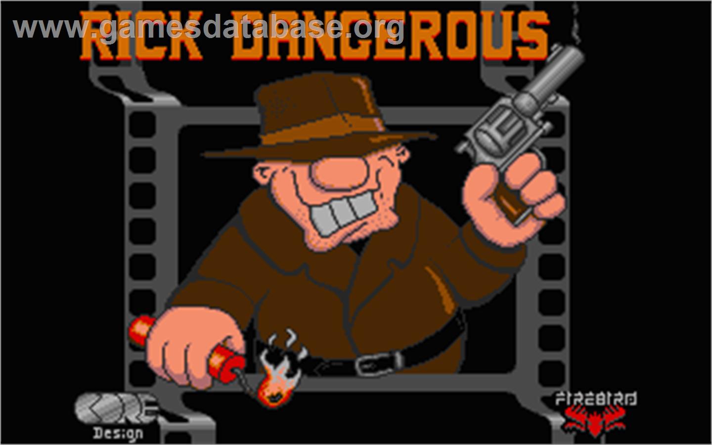 Rick Dangerous - Atari ST - Artwork - Title Screen