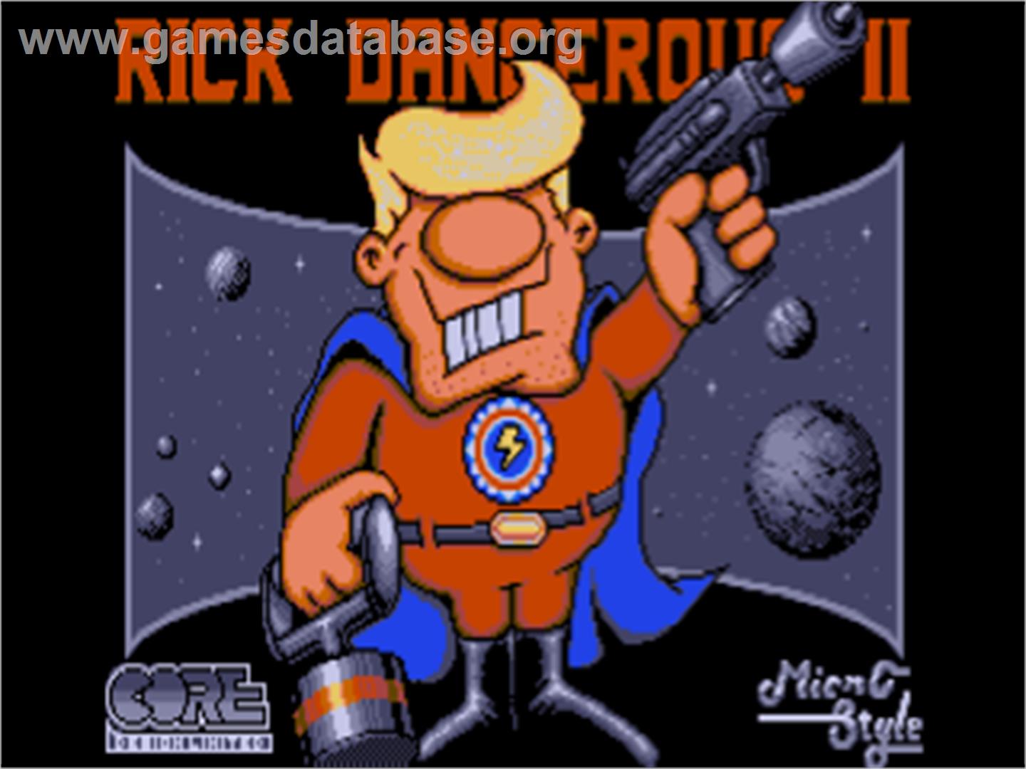 Rick Dangerous 2 - Atari ST - Artwork - Title Screen