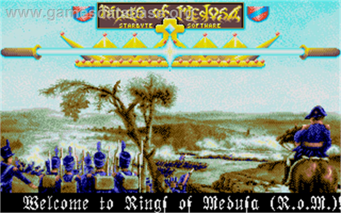 Rings of Medusa - Atari ST - Artwork - Title Screen