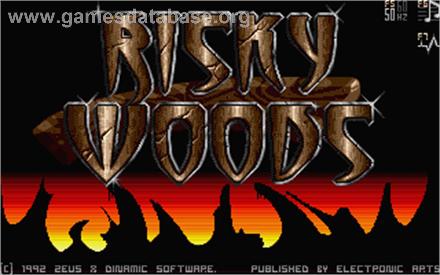 Risky Woods - Atari ST - Artwork - Title Screen