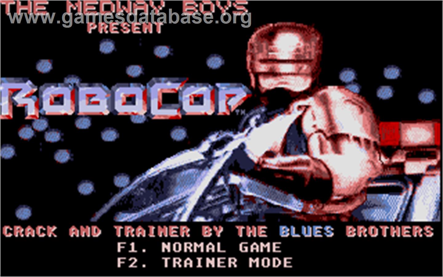Robocop - Atari ST - Artwork - Title Screen