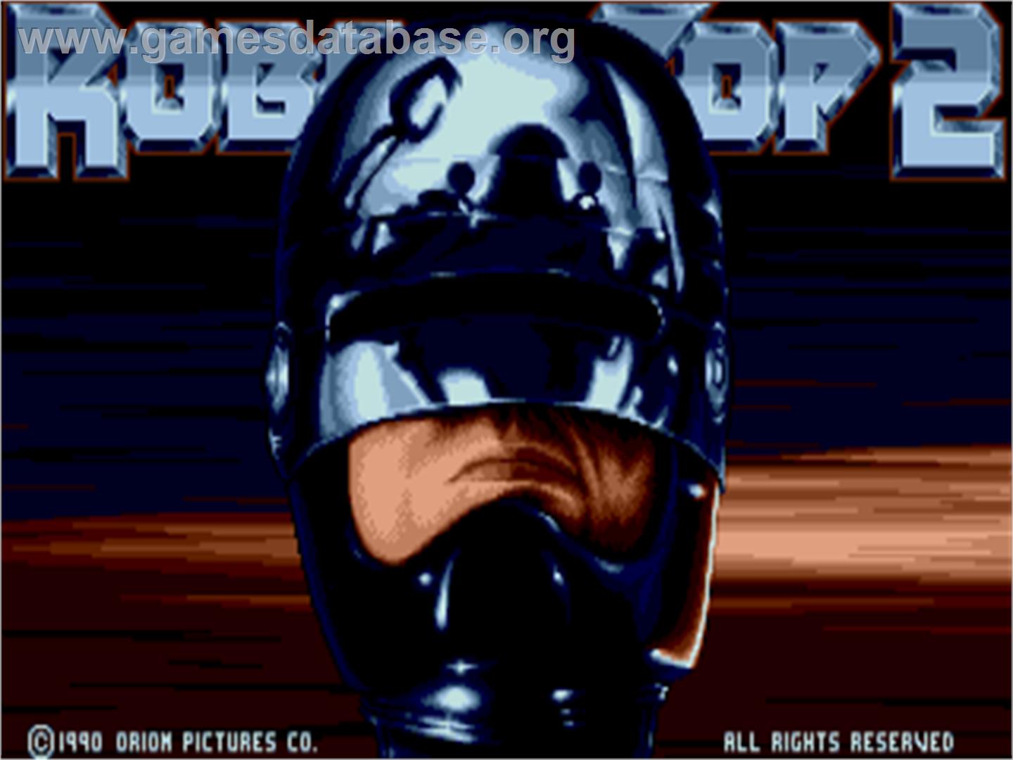 Robocop 2 - Atari ST - Artwork - Title Screen