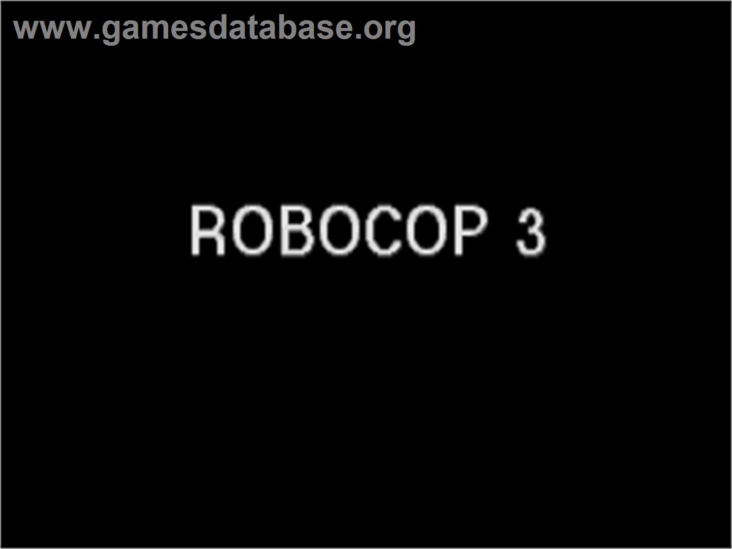 Robocop 3 - Atari ST - Artwork - Title Screen