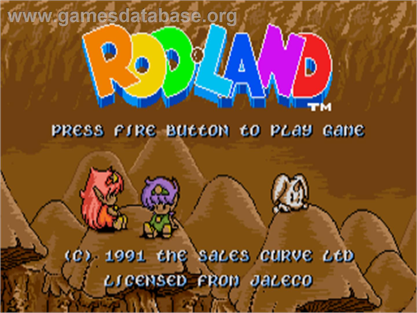 Rod Land - Atari ST - Artwork - Title Screen