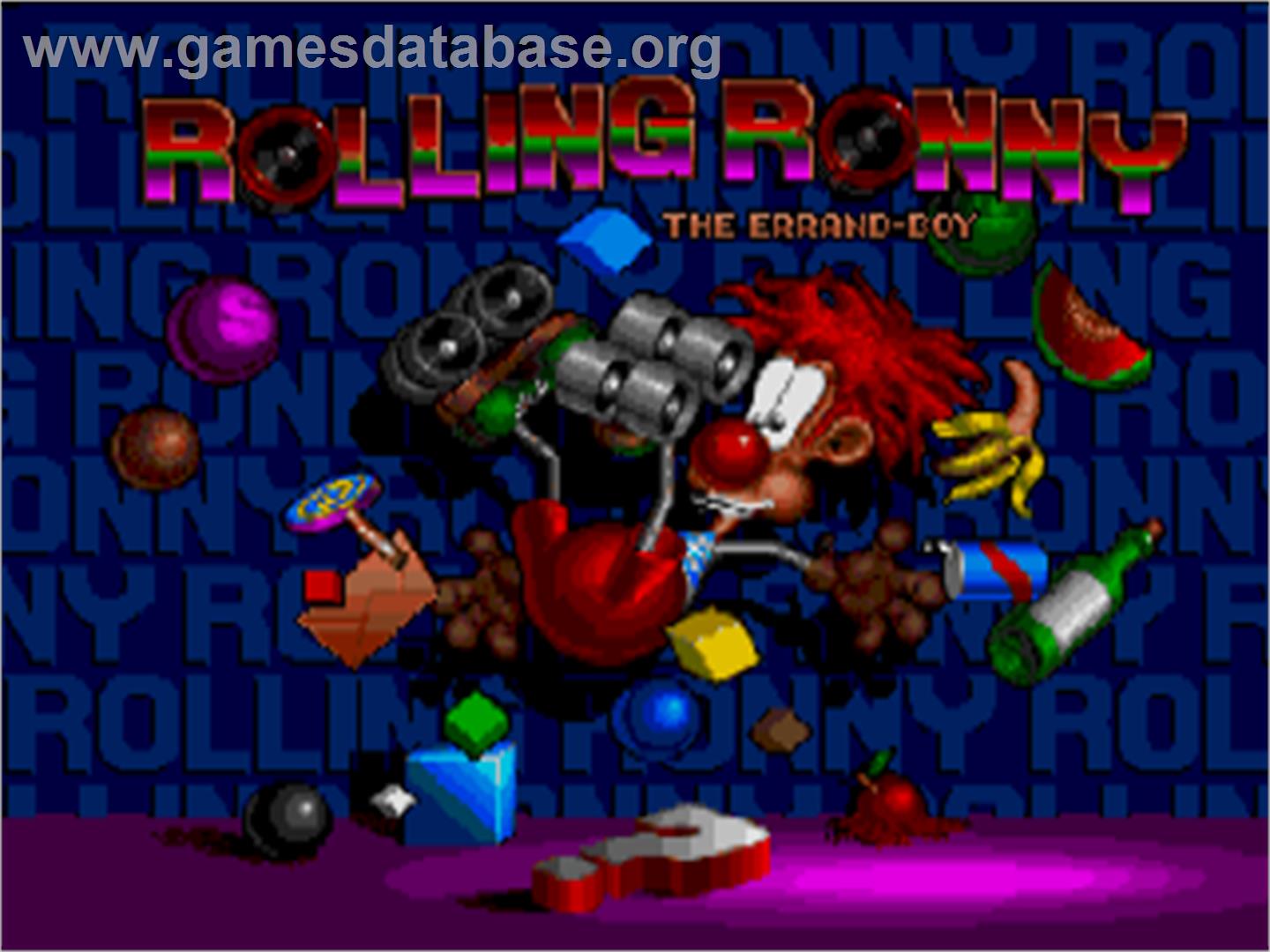 Rolling Ronny - Atari ST - Artwork - Title Screen