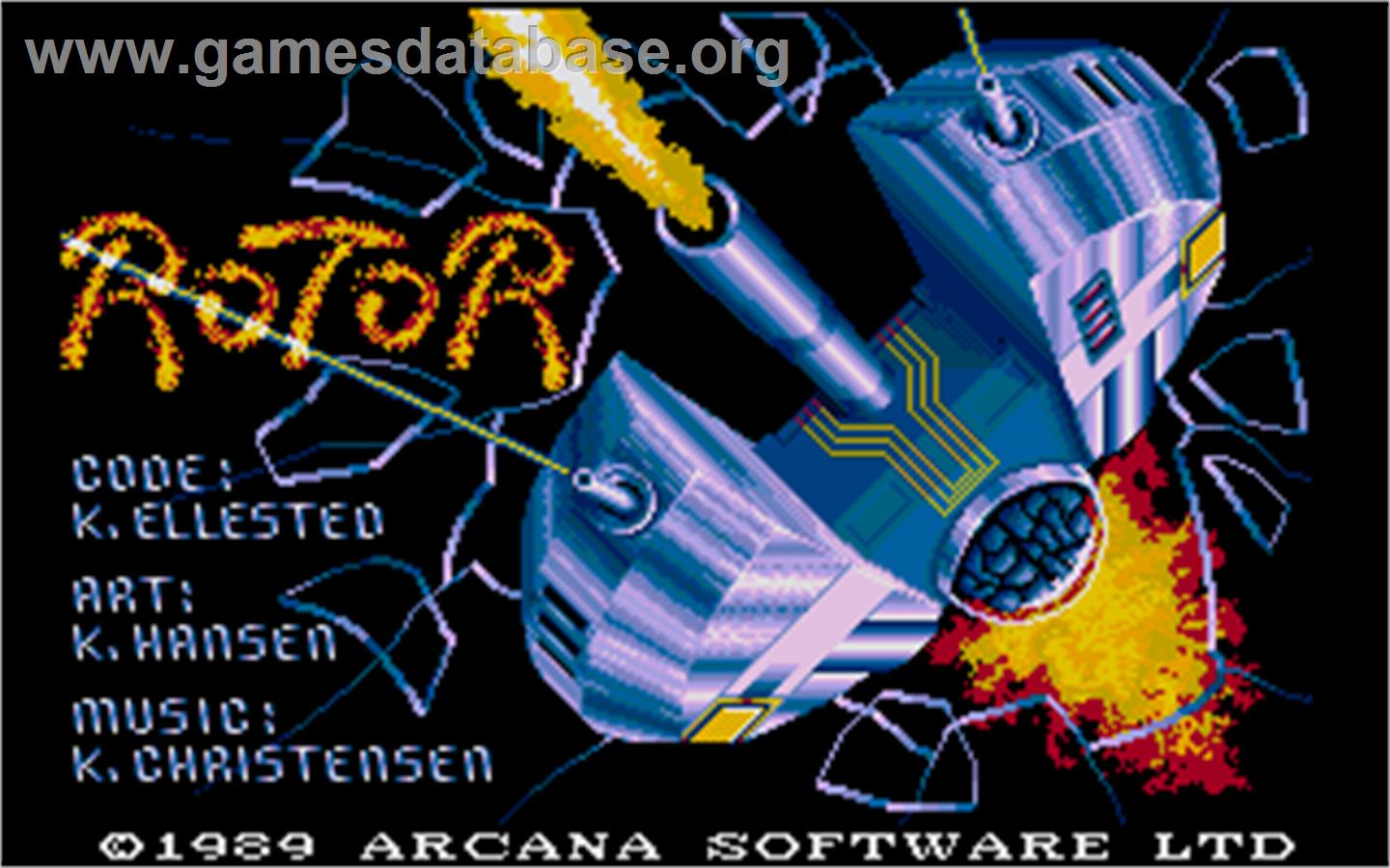 Rotor - Atari ST - Artwork - Title Screen