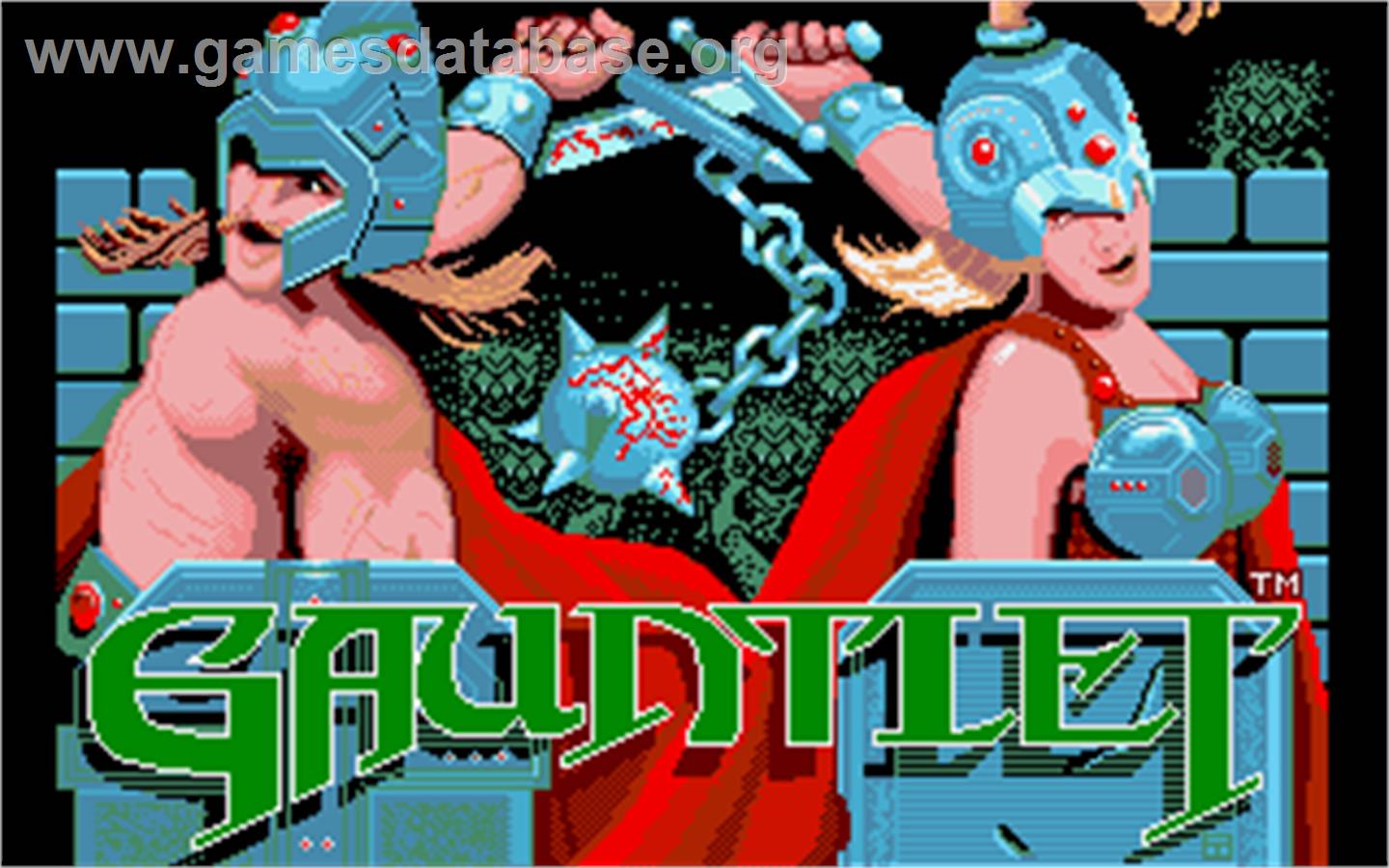 Run the Gauntlet - Atari ST - Artwork - Title Screen