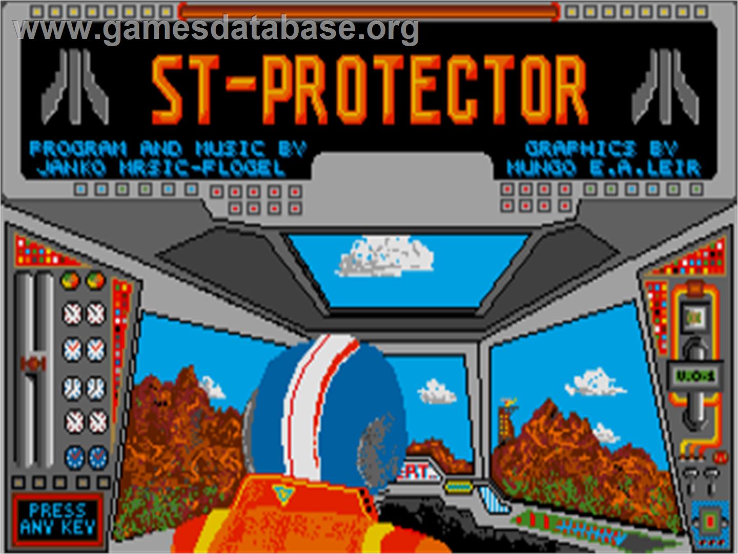 ST Protector - Atari ST - Artwork - Title Screen