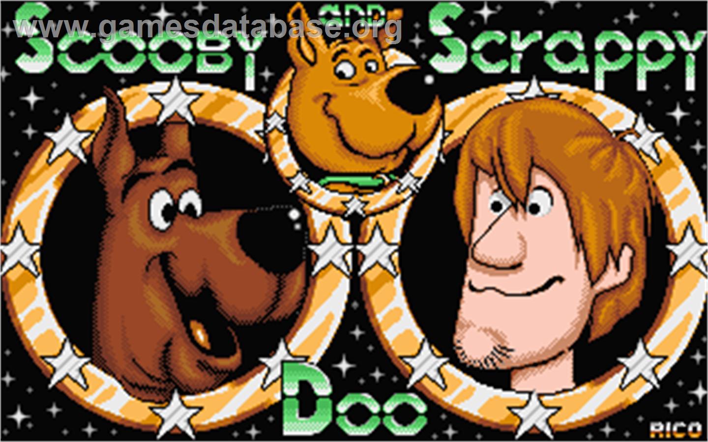 Scooby Doo and Scrappy Doo - Atari ST - Artwork - Title Screen