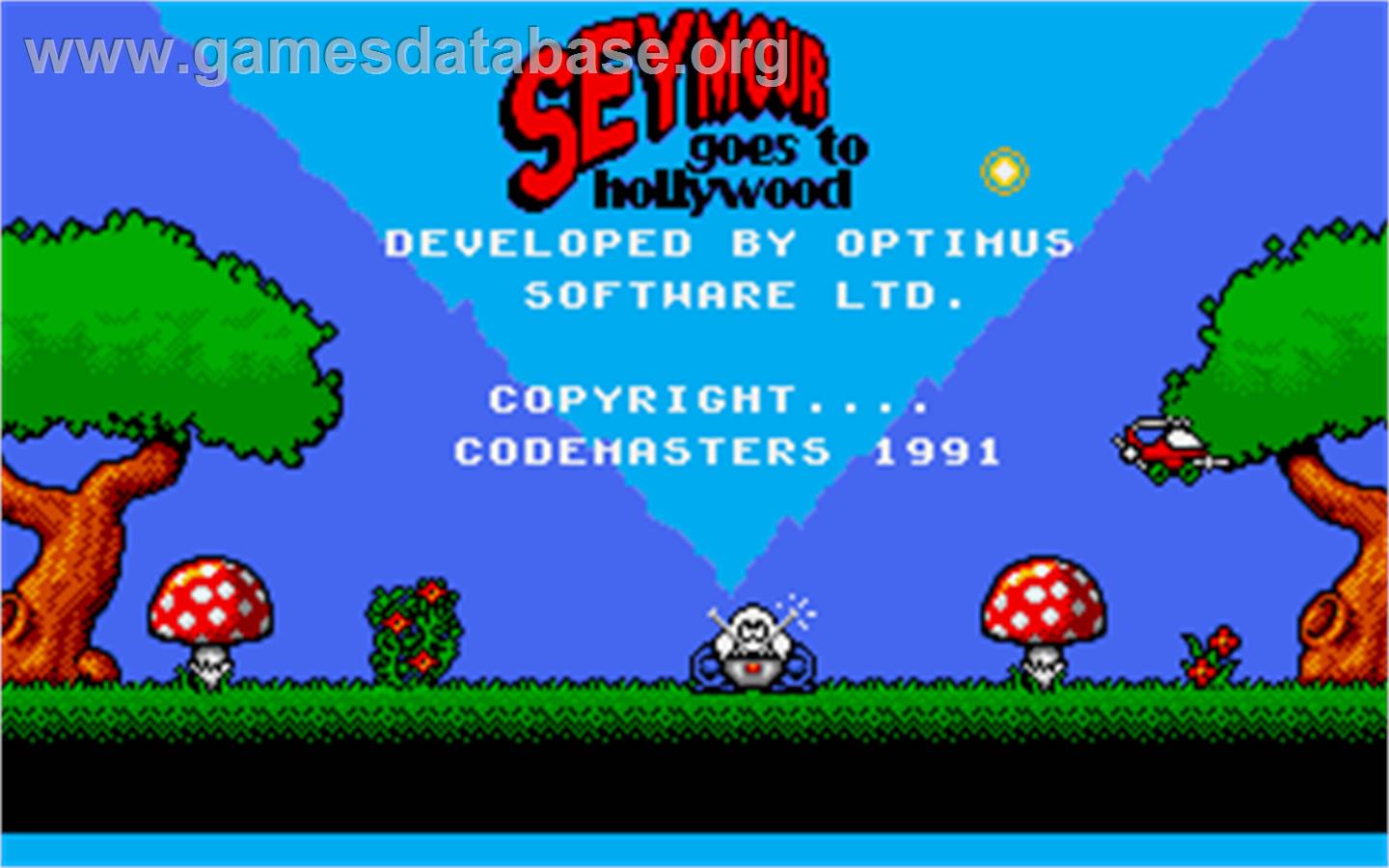 Seymour Goes to Hollywood - Atari ST - Artwork - Title Screen